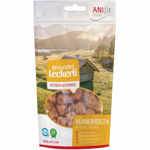 Hond Kat Accessories Snacks Kippenhart 35g 1 Stuk -1- Anifit